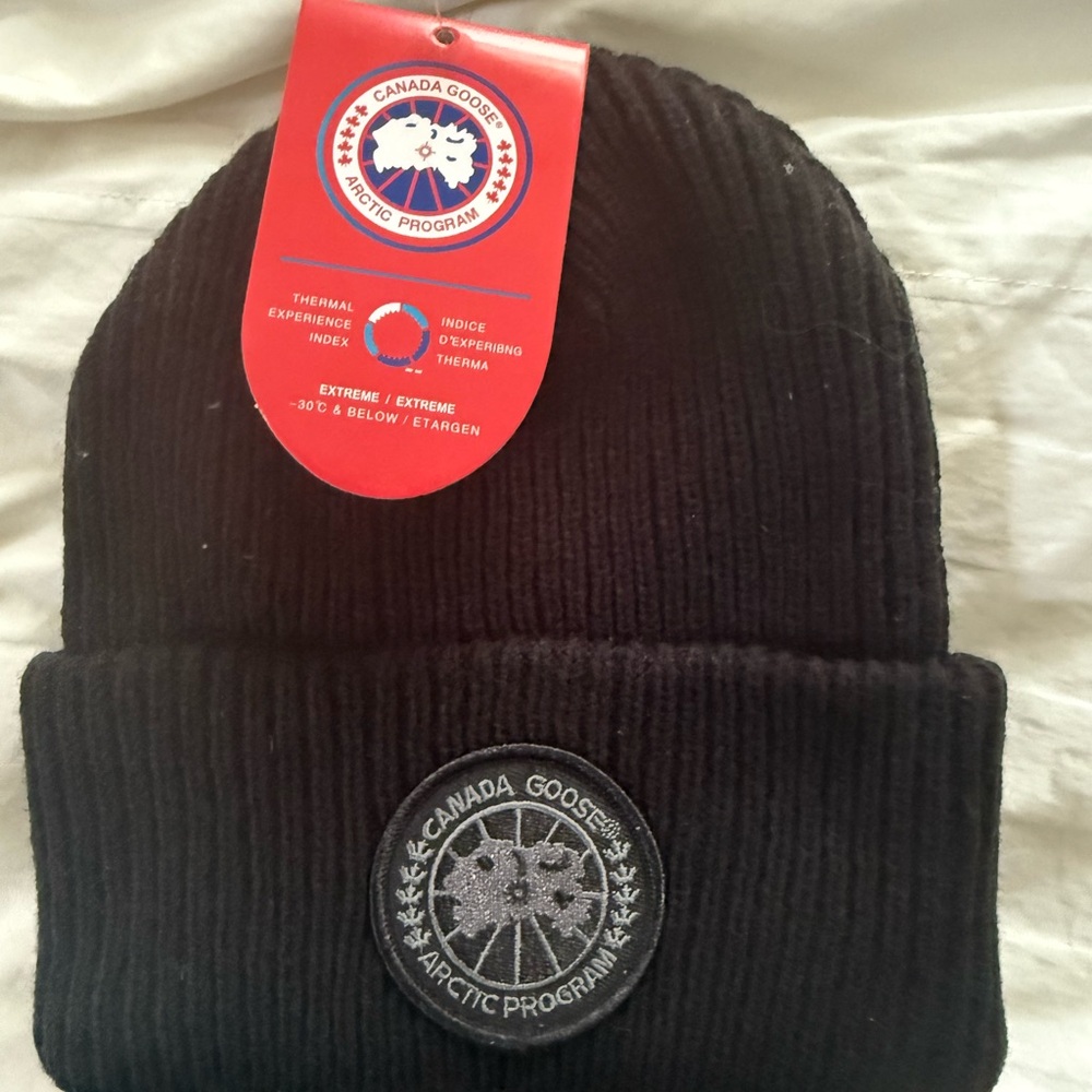 Canada Goose Arctic Program Black Knit Hat